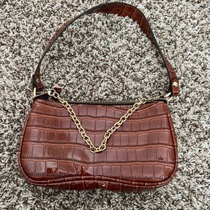 Y2k brown shoulder bag 🤎